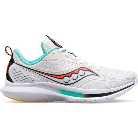 Women's Saucony Kinvara 13, White/Black/Vizi, 8.5 B Medium
